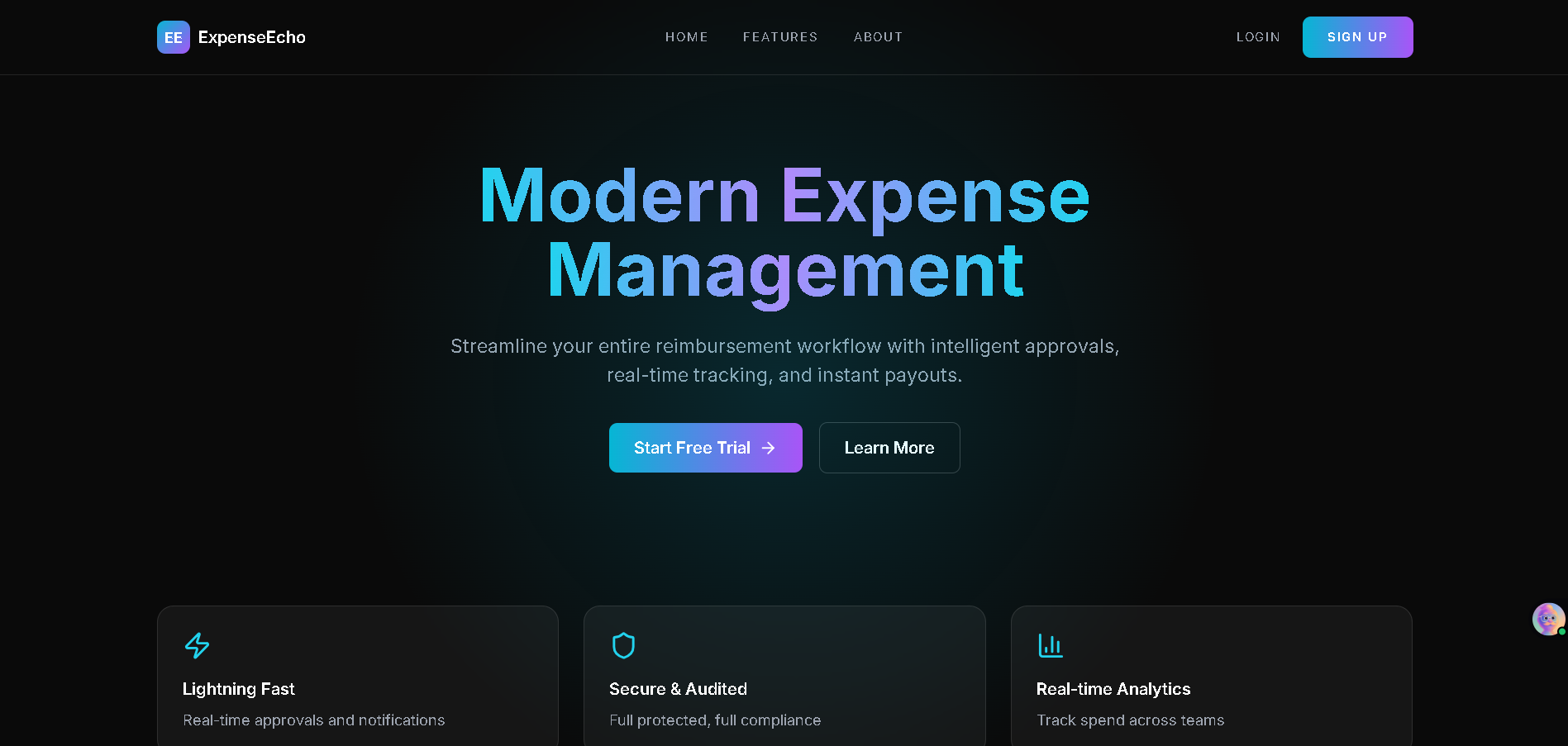 ExpenseEcho project preview